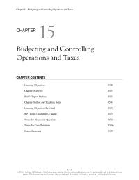 Entrepreneurship Chapter 15 This Proprietary Material Solely For Authorized Instructor