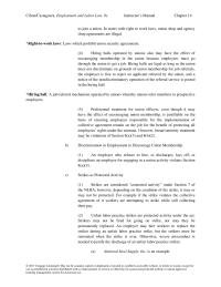 Business Law Chapter 14&nbsp;Unfair labor practice strikes are protected activity&nbsp;