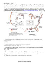 Environmental Engineering Chapter 11 If the water-level differences between Buffalo and Toledo