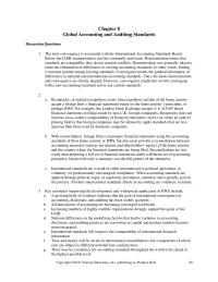 Accounting Chapter 8 Homework European Commission Adopted New Accounting Harmonization Strategy