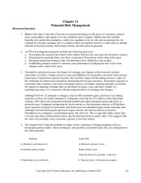 Accounting Chapter 11 Homework Equity Price Risk Fall Stock Prices Would