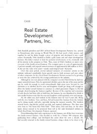 Accounting Online Cases 3 Real Estate Development Partners And Met With