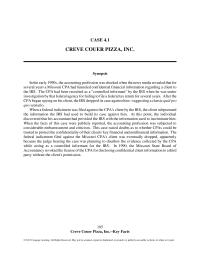 Chapter 4 At the same time the IRS was recruiting Checks field