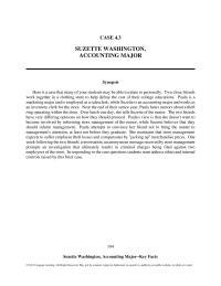 Chapter 4 Some Students Believe That Suzette Had Responsibility