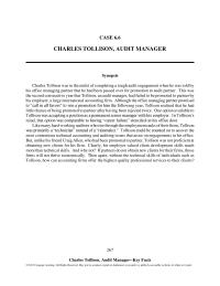 Chapter 6 Tollison Even Admitted Himself That Probably Did