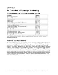 Marketing Chapter 1 Instructors May Want Read Selection The Particularly