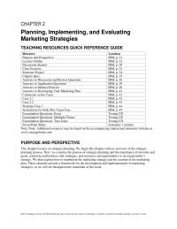 Marketing Chapter 2 Communicating Within The Marketing Unit With Good