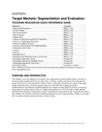 Marketing Chapter 6 Factors That Influence Companys Sales Potential Include