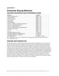 Marketing Chapter 7 Consumer Buying Behavior Seeking Understand Attitudes