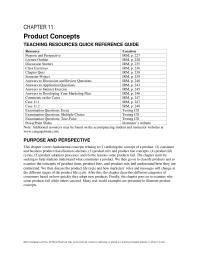 Marketing Chapter 11 We then discuss the product life cycle and how marketers’