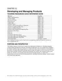 Marketing Chapter 12 Level Quality The Amount Quality Possessed Product