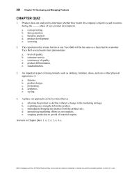 Marketing Chapter 12 The Review Analyzes Not Only Products Contribution
