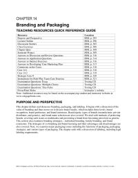 Marketing Chapter 14 Packaging Promotes Product Communicating Its Features Uses