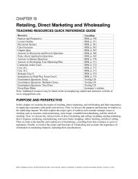 Marketing Chapter 16 Types Direct response Marketing Include Infomercials And Sending