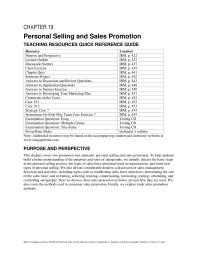 Marketing Chapter 19 Effective Sales Force Motivation Achieved Through Organized
