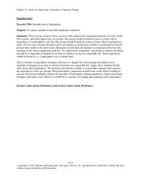 Management Chapter 16 Action Steps Specific Knowledge Skill building Practice Opportunities