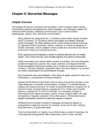 Business Communication Chapter 6 Homework Culture And Touch Paralanguage Messages Judgments About