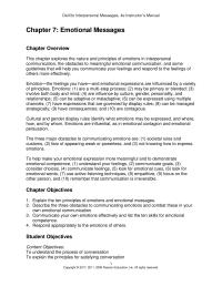 Business Communication Chapter 7 Homework Primary Blended Emotions Involve Both Body And