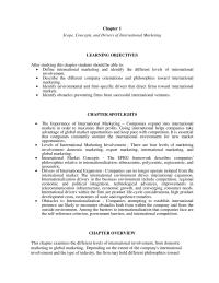 Chapter 1 Government Barriers Local Governments Restrict International Firm