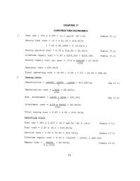 Management Chapter 17 Homework Owning and Operating Costs