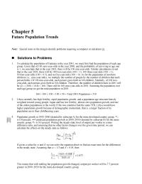 Economics Chapter 5 Homework Immediately After Fertility Declines Zero The Working