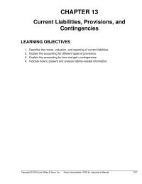 Accounting Chapter 13 For Company Record Restructuring Costs And Related