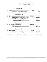 Accounting Chapter 13 Because the cause for litigation occurred before