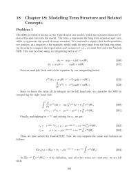 Banking Chapter 18 The term represents the long term expected spot rate