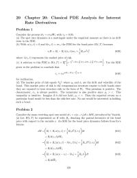 Banking Chapter 20&nbsp;This market price of risk is the compensation