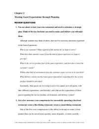Industrial Engineering Chapter 2 What segment of the market do we hope to serve
