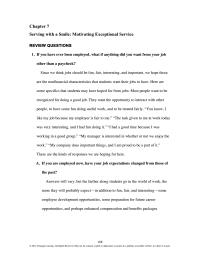 Industrial Engineering Chapter 7&nbsp;what if anything did you want from your job
