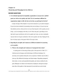 Industrial Engineering Chapter 12 A starting point for discussing all three parts&nbsp;