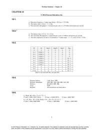 Software Design & Engineering Chapter 10 Fields not specified above have fixed values