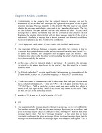 Networking Chapter 8 Encryption And Decryption Using And Letter
