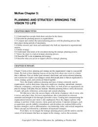 Management Chapter 5 Step Evaluate Mission Vision Goals And Strategies
