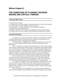 Management Chapter 6 Step Establish The Decision Criteria Step Allocate