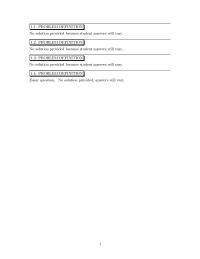 Chapter 1 Problem Definition Situation The List Below Identify