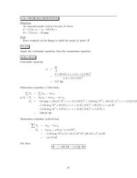 Chapter 6 Solution The Pressure Forces Acting The Inlet
