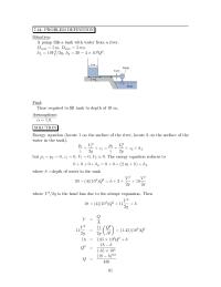 Chapter 7 Apply the energy equation between the top of&nbsp;