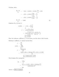 Chapter 10 The increase in velocity will increase Reynolds number