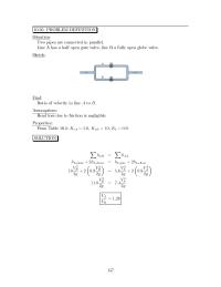 Chapter 10 Line A has a half open gate valve
