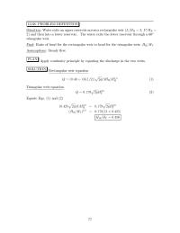 Chapter 13 Problem Definition Situation Water Exits Upper