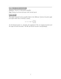 Chapter 14 Apply The Propeller Thrust Force Equation And