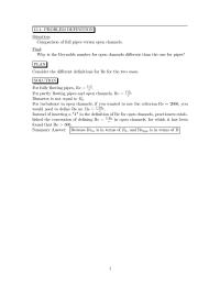 Chapter 15 The Wetted Perimeter Minimum Between 063 And