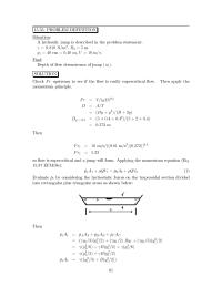 Chapter 15 Plan Calculate Froude Number Order