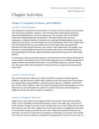Sociology Chapter 2 Activity Pregnancy Reactions Imagine You Your Partner