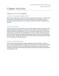 Sociology Chapter 10 Caregiver Support Groups Can Mutual Support Groups