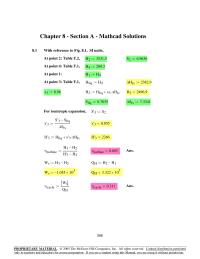 Chapter 8 Homework The following vectors contain values for Parts