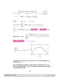 Chapter 14 Homework To solve for another temperature, simply change
