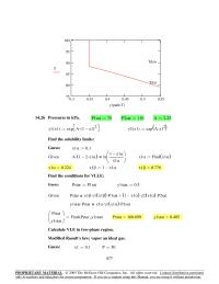 Chapter 14 Homework Apply mole balances around the process as well as an